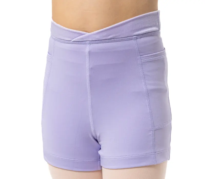 Capezio Charlotte Short, pantaloni scurți pentru fetițe - Lavanda