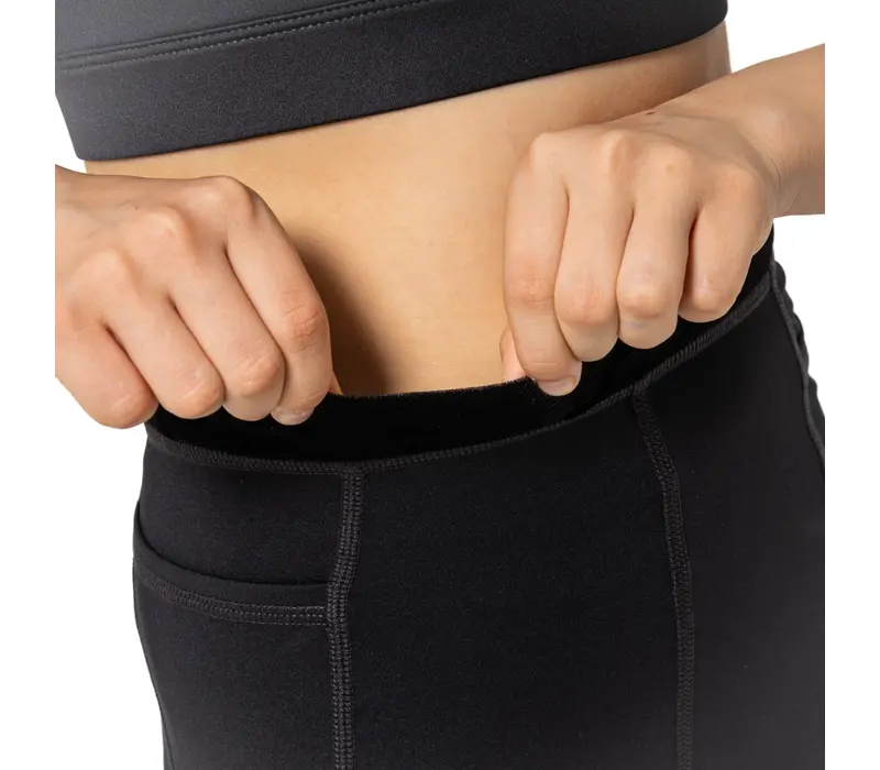 Capezio Charlotte Short, pantaloni scurți pentru fetițe - Negru