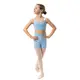 Capezio Charlotte Short, pantaloni scurți pentru fetițe - Albastru închis Capezio