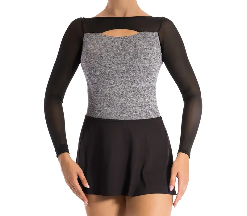 Capezio Activ, dres cu manecă lungă - Gri