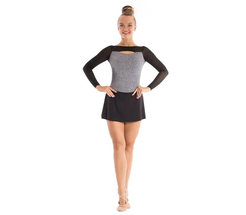 Capezio Activ, dres cu manecă lungă - Gri