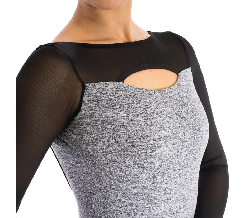 Capezio Activ, dres cu manecă lungă - Gri