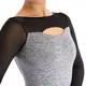 Capezio Dance Active Front Keyhole long sleeve leo, dres de damă