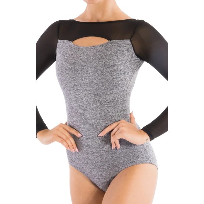 Capezio Dance Active Front Keyhole long sleeve leo, dres de damă Capezio Dance Active Front Keyhole long sleeve leo, dres de damă