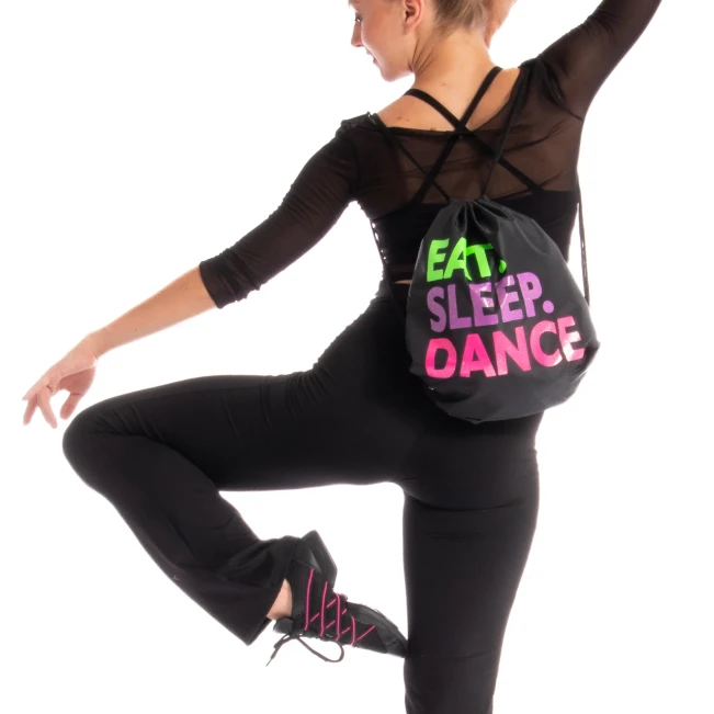Capezio Eat Sleep Dance, gentă cu şiret Capezio Eat Sleep Dance, gentă cu şiret