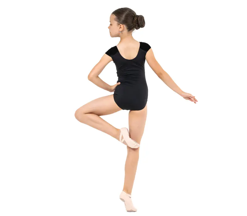 Capezio Elizabeth leotard, dres pentru fete - Negru