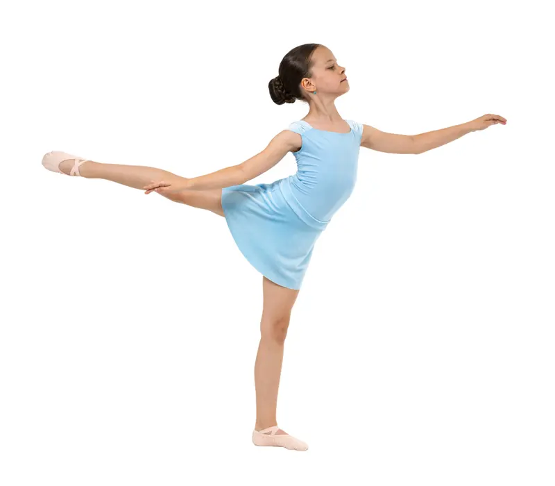 Capezio Elizabeth leotard, dres pentru fete - Albastru închis Capezio