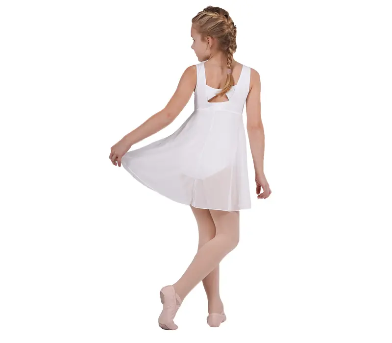 Capezio Empire dress, rochie de balet pentru copii - Alb