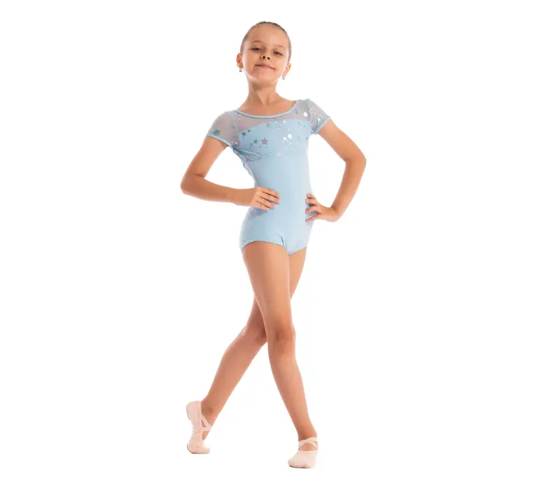 Capezio Galaxy, dres pentru copii cu mânecă scurtă Capezio Galaxy, dres pentru copii cu mânecă scurtă - Albastru închis Capezio