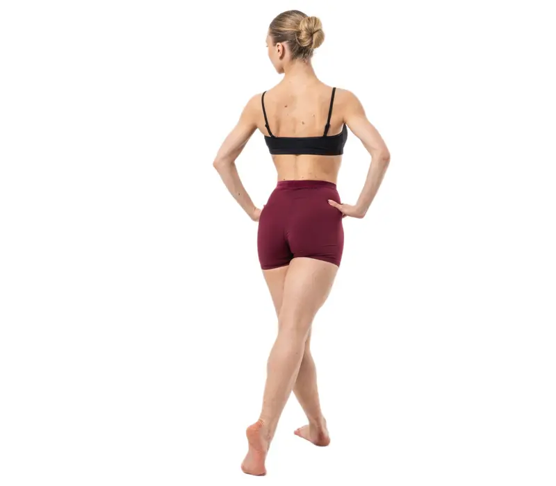 Capezio Glamour Short, șorturi pentru femei - Vișiniu Windsor Wine Capezio