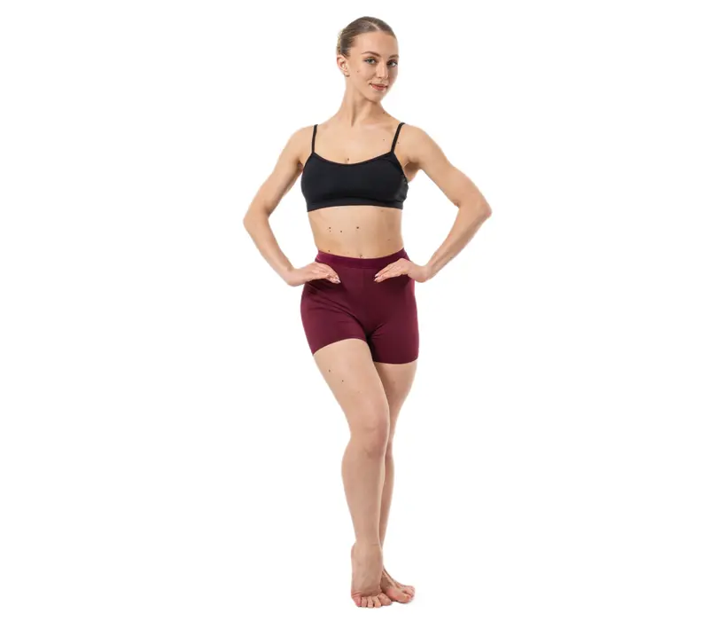 Capezio Glamour Short, șorturi pentru femei - Vișiniu Windsor Wine Capezio