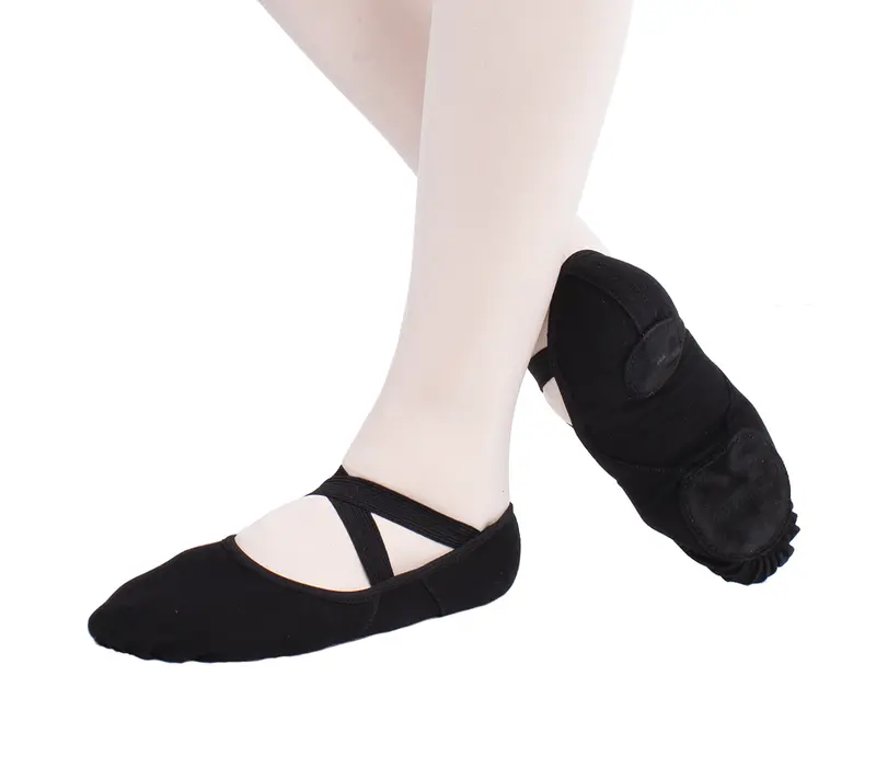 Capezio HANAMI, flexibili pentru copii - Negru