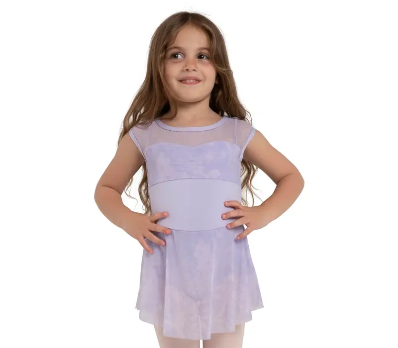 Capezio Opal, dres pentru fete cu fustiță Capezio Opal, dres pentru fete cu fustiță - Lavanda