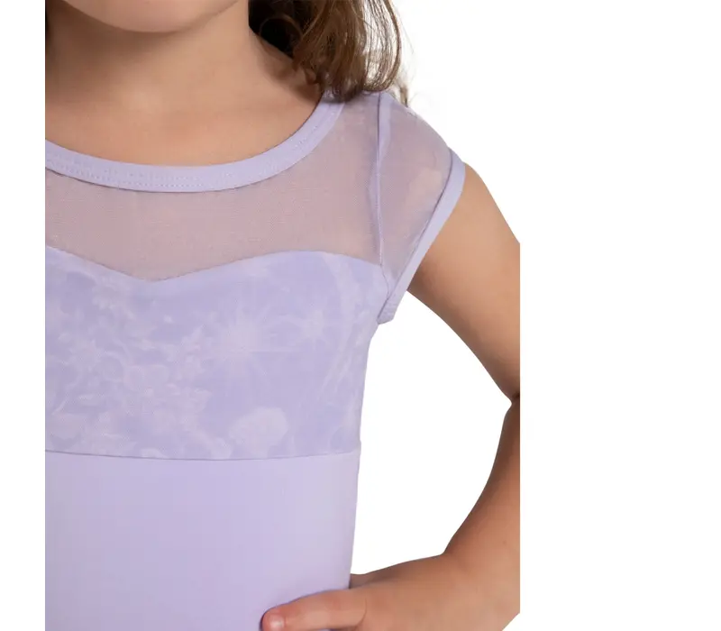 Capezio Opal, dres pentru fete cu fustiță - Lavanda Capezio Opal, dres pentru fete cu fustiță - Lavanda