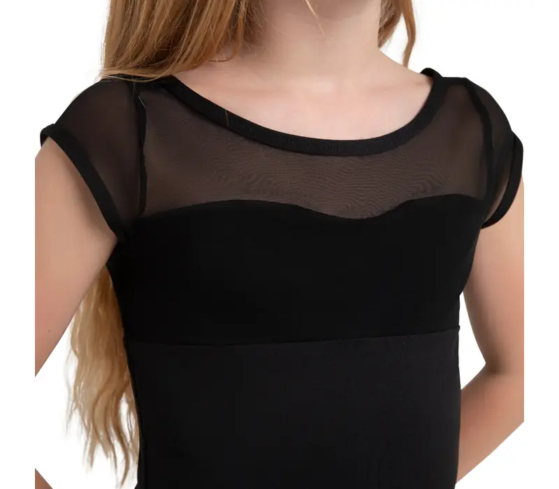Capezio Opal, dres pentru fete cu fustiță - Negru Capezio Opal, dres pentru fete cu fustiță - Negru