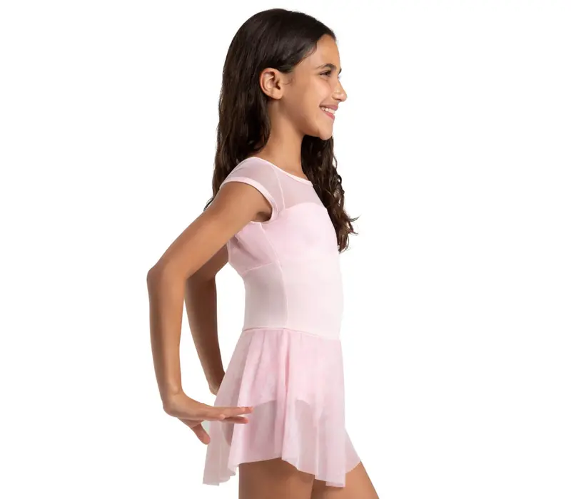 Capezio Opal, dres pentru fete cu fustiță - Roz Capezio Capezio Opal, dres pentru fete cu fustiță - Roz Capezio