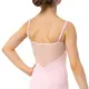 Capezio Lake leotard, dres pentru fetițe cu bretele subțiri și model floral