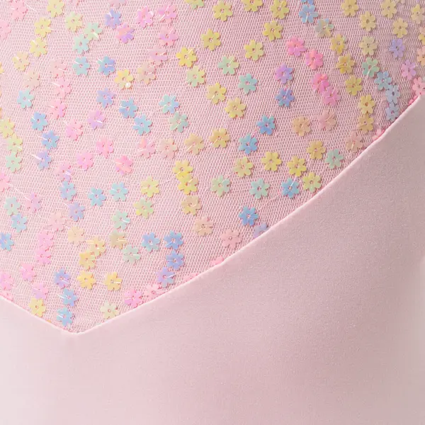 Capezio Lake leotard, dres pentru fetițe cu bretele subțiri și model floral