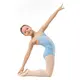 Capezio Lake leotard, dres pentru fetițe cu bretele subțiri și model floral - Albastru închis Capezio