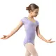 Capezio Lotus leotard, dres pentru fetițe cu mânecă scurtă și imprimeu floral