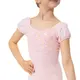 Capezio Lotus leotard, dres pentru fetițe cu mânecă scurtă și imprimeu floral