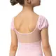 Capezio Lotus leotard, dres pentru fetițe cu mânecă scurtă și imprimeu floral