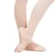 Capezio Luna, flexibili din piele  - Roz balet Capezio