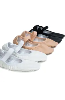 Capezio Luna, flexibili din piele pentru începători
