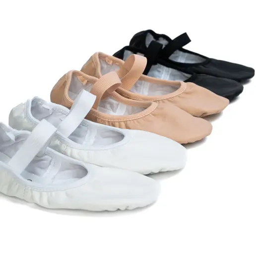 Capezio Luna, flexibili din piele pentru începători