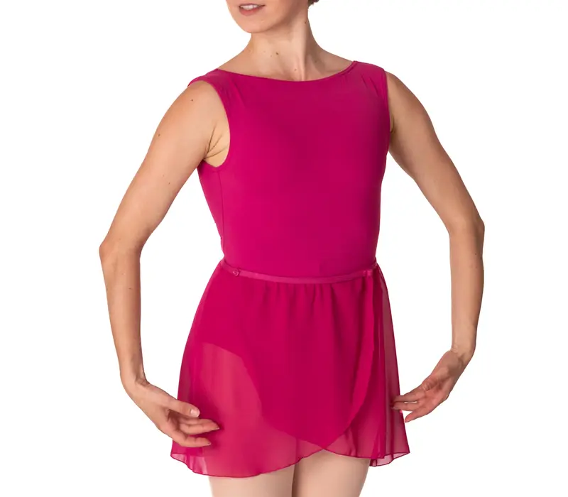 Capezio Meryl Boatneck Leotard, costum de balet - Violet dud Capezio