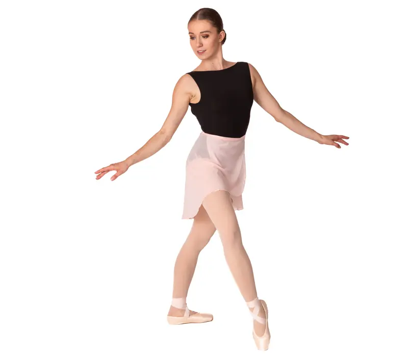 Capezio Meryl Boatneck Leotard, costum de balet - Negru