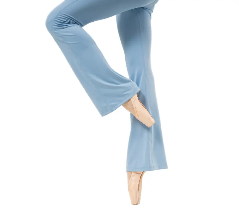 Capezio Memory Flare Legging, pantaloni pentru femei - Albastru deschis - Horizon Capezio