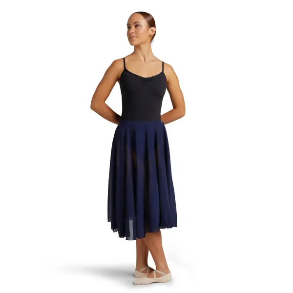 Capezio Mid Calf Full Circle skrit, fustă circulară pentru femei