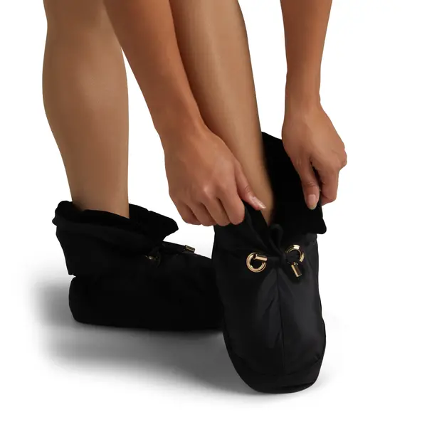 Capezio Mini Warmup booties, încălțăminte cu încălzire pentru fete
