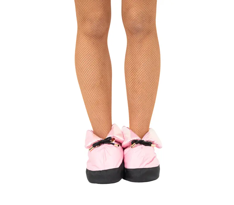 Capezio Ballroom booties, încălțăminte cu încălzire - Roz metalic pastel