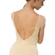 Capezio Moonsruck Cap Sleeve Leotard, tricot pentru femei cu mânecă scurtă din plasă