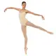Capezio Moonsruck Cap Sleeve Leotard, tricot pentru femei cu mânecă scurtă din plasă