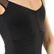 Capezio Moonsruck Cap Sleeve Leotard, tricot pentru femei cu mânecă scurtă din plasă