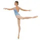 Capezio Moonsruck Cap Sleeve Leotard, tricot pentru femei cu mânecă scurtă din plasă