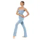 Capezio Moonsruck Cap Sleeve Leotard, tricot pentru femei cu mânecă scurtă din plasă
