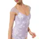 Capezio Moonsruck Cap Sleeve Leotard, tricot pentru femei cu mânecă scurtă din plasă