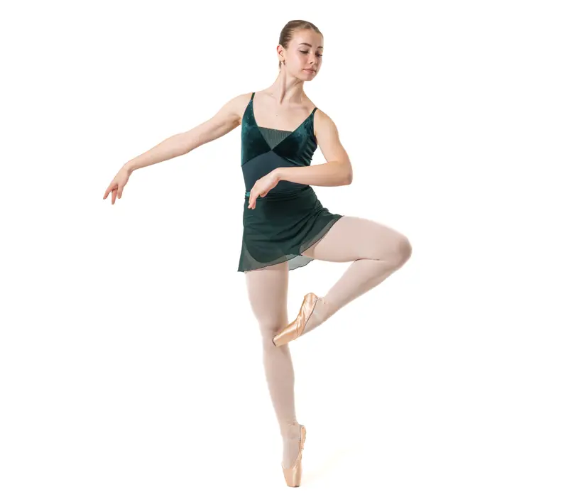 Capezio fusta de balet pentru femei - Verde - dark green