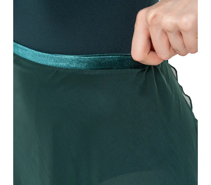 Capezio fusta de balet pentru femei - Verde - dark green