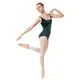 Capezio String-back, costum de balet - Verde - dark green