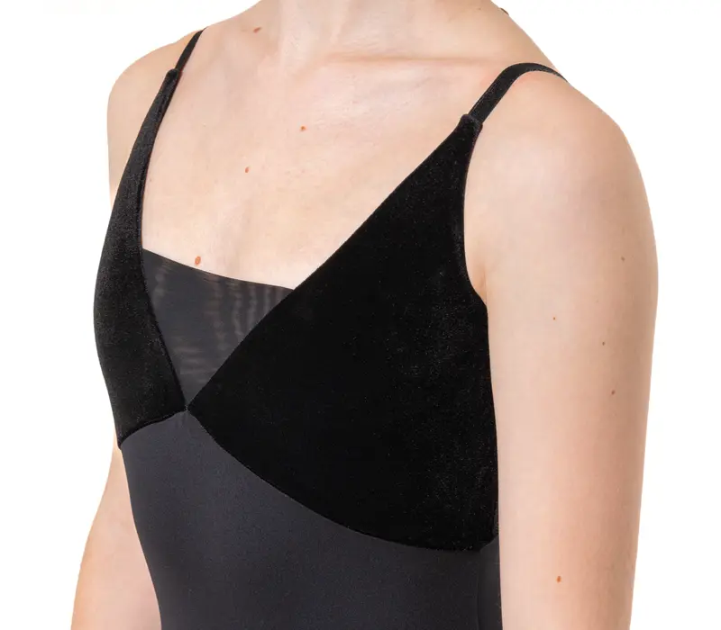 Capezio Pine Leotard, costum femei - Negru