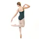 Capezio String-back, costum de balet - Verde - dark green