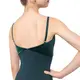 Capezio String-back, costum de balet - Verde - dark green