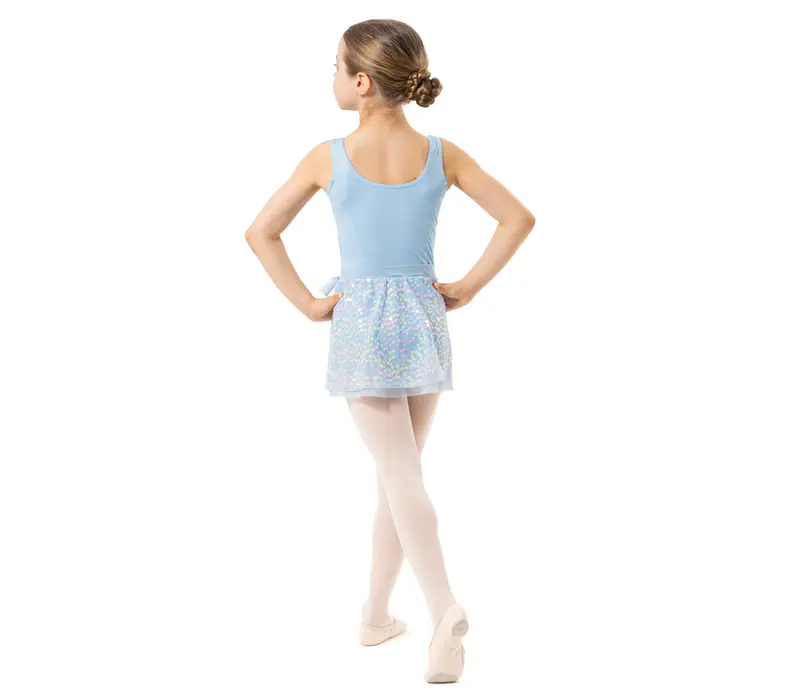 Capezio Pixie dress, dres pentru fetițe cu fustiță Capezio Pixie dress, dres pentru fetițe cu fustiță - Albastru închis Capezio