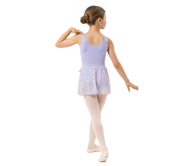 Capezio Pixie dress, dres pentru fetițe cu fustiță Capezio Pixie dress, dres pentru fetițe cu fustiță - Lavanda