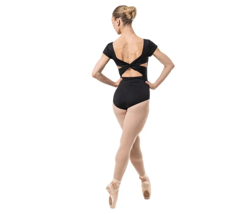 Capezio Portoro, dres de damă cu mânecă scurtă - Negru